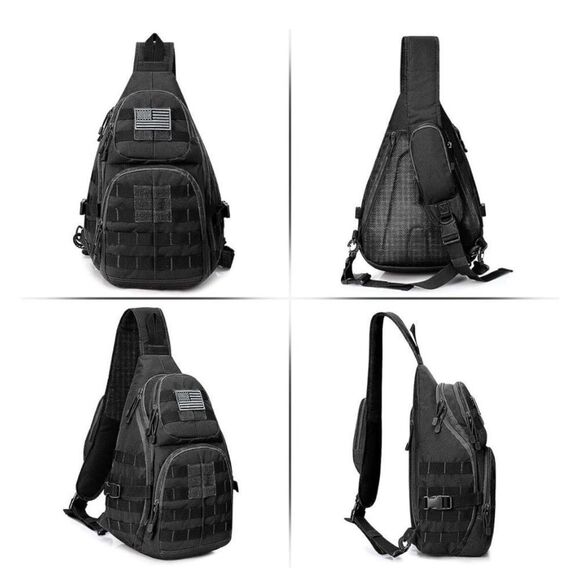 CCDW Tactical EDC Sling Backpack, Military Rover Shoulder Sling Bag Pack… - Picture 3 of 6
